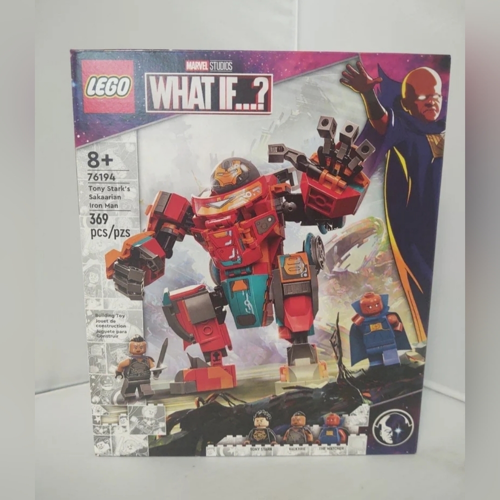 Lego Marvel What If? 76194 Tony Stark's Sakaarian Iron Man NWT Building Toy Set